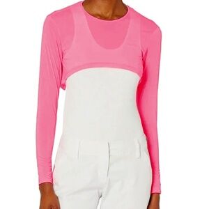 Jamie Sadock Crop Top Solar Protection Sunsense 35 SPF Lightweight Sleeves Arms